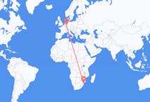 Flyreiser fra Maputo, Mosambik til Köln, Tyskland
