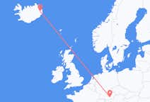 Flights from Munich to Egilsstaðir
