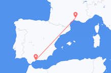 Flyreiser fra Nimes, Frankrike til Malaga, Spania