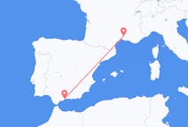 Flights from Nîmes, France to Málaga, Spain