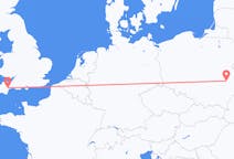 Flights from Lublin, Poland to Exeter, the United Kingdom