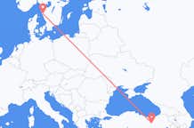 Flights from Erzincan to Gothenburg