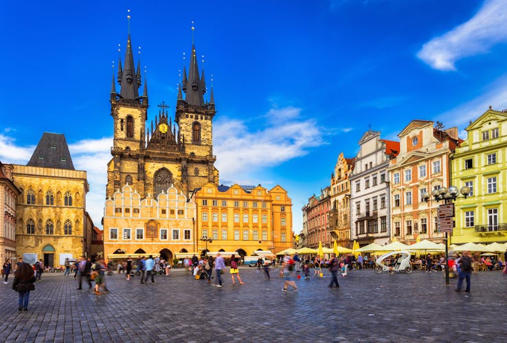 Photo of architecture and landmark of Prague.