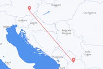 Vols de Skopje, Macédoine du Nord pour Graz, Autriche