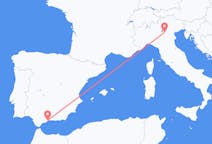 Flyg från Malaga, Spanien till Verona, Italien