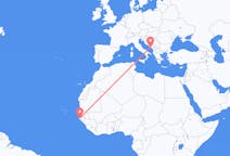 Flyg från Ziguinchor, Senegal till Dubrovnik, Kroatien