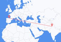 出发地 印度出发地 阿姆利则目的地 西班牙桑坦德的航班