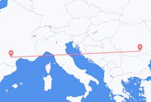 Fly fra București til Castres