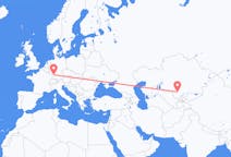 出发地 哈萨克斯坦出发地 突厥斯坦目的地 德国卡尔斯鲁厄的航班
