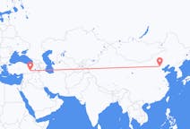 Vluchten van Peking, China naar Diyarbakir, Turkije
