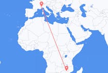 Flyreiser fra Tete, Mosambik til Torino, Italia