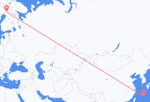 Flights from Okinawa Island, Japan to Rovaniemi, Finland