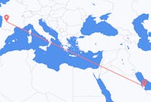 Flyreiser fra Doha, Qatar til Bergerac, Frankrike