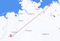 Flyreiser fra Rostock, Tyskland til Münster, Tyskland