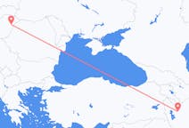 Flyg från Tabriz, Iran till Debrecen, Ungern