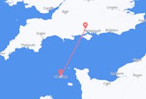 Flyg från Southampton, England till Guernsey, Guernsey