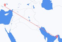 Flyg från Ras al-Khaimah till Konya