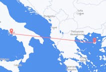 Flyrejser fra Lemnos til Napoli