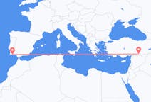 Loty z dystryktu Faro, Portugalia do Sanliurfy, Turcja