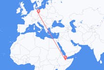 Flyreiser fra Jijiga, Etiopia til Dresden, Tyskland