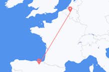 出发地 比利时布鲁塞尔目的地 西班牙维多利亚的航班