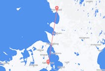 Flights from Halmstad, Sweden to Copenhagen, Denmark