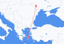 Vols de Chișinău, Moldavie pour Naxos, Grèce