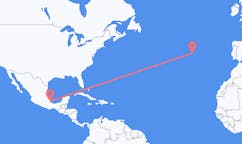 Flyreiser fra Veracruz, Mexico til Santa Cruz da Graciosa, Portugal