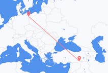 Flights from Mardin, Turkey to Szczecin, Poland