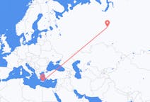 Flights from Surgut, Russia to Heraklion, Greece