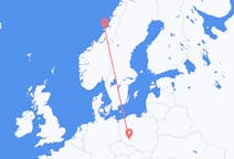 Fly fra Rørvik til Wrocław