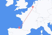 出发地 西班牙出发地 毕尔巴鄂目的地 比利时布鲁塞尔的航班