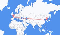 Flights from Daegu, South Korea to Bergerac, France