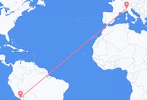 Flyreiser fra Arequipa, Peru til Milano, Italia