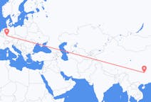 Flyreiser fra Zhangjiajie, Kina til Frankfurt, Tyskland