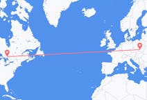 Flyreiser fra Greater Sudbury, Canada til Kraków, Polen