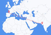 Flyreiser fra Kandla, India til Bilbao, Spania