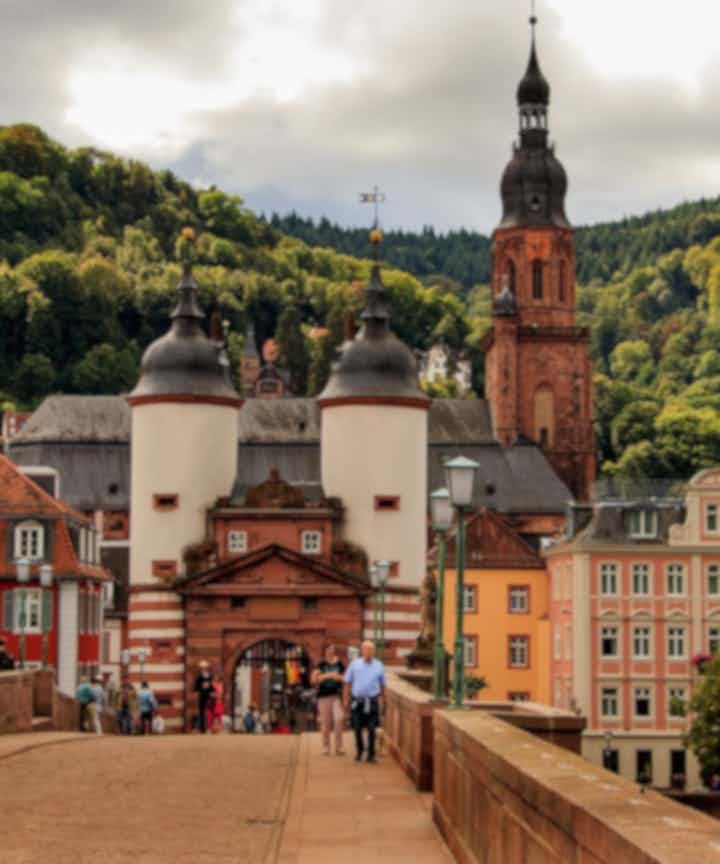 Bysightseeingture i Heidelberg, Tyskland