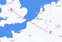 Flyg från Birmingham, England till Saarbrücken, Tyskland