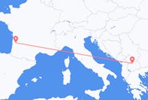 Flug frá Skopje, Norður-Makedóníu til Bordeaux, Frakklandi