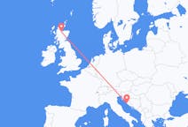 Flights from Zadar, Croatia to Inverness, the United Kingdom