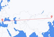 出发地 中国出发地 哈尔滨市目的地 希腊卡瓦拉的航班