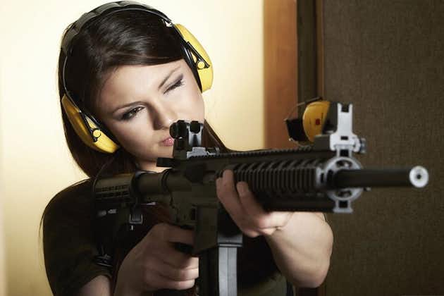 #1 Bestseller pistolskydepakke med hoteloverførsler