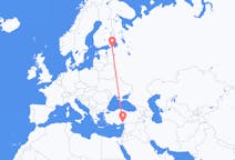 Flyreiser fra St. Petersburg, Russland til Adana, Tyrkia