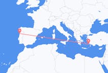 Рейсы из Калимноса, Греция в Порту, Португалия
