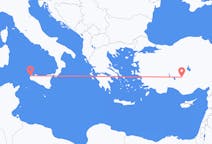 Flyrejser fra Trapani, Italien til Konya, Tyrkiet