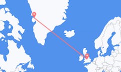 来自英格兰的伯明翰目的地 格陵兰卡修特的航班