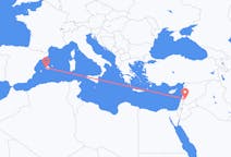 Voli da Damasco, Siria a Palma de Mallorca, Spagna