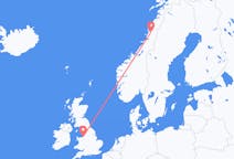 ตั๋วเครื่องบินจากเมืองMosjøenไปยังเมืองลิเวอร์พูล