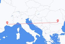 Flyg från Bukarest, Rumänien till Nimes, Frankrike